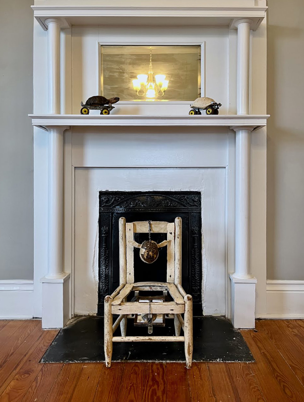 roller skates, shoes, assemblage