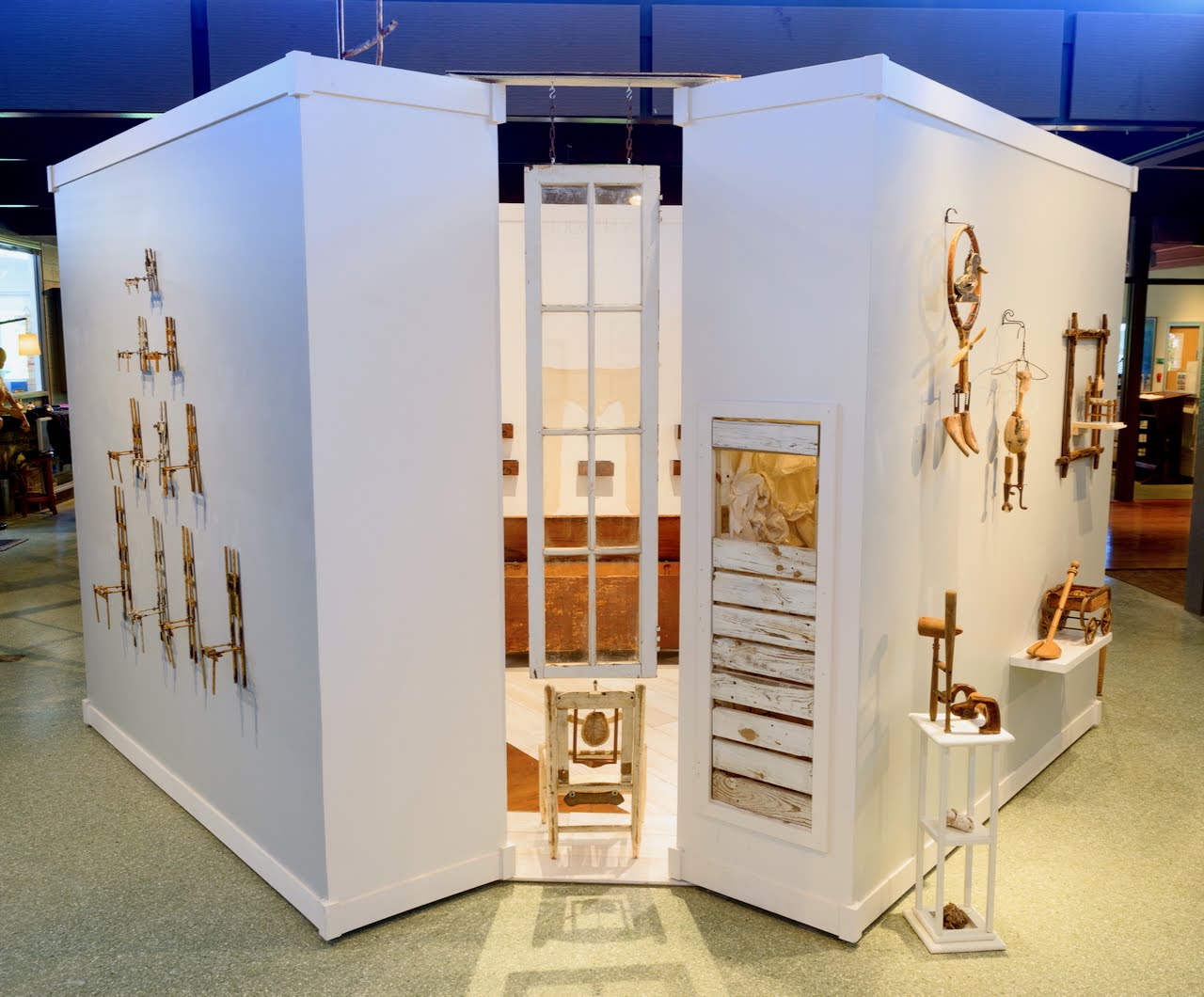 roller skates, shoes, assemblage