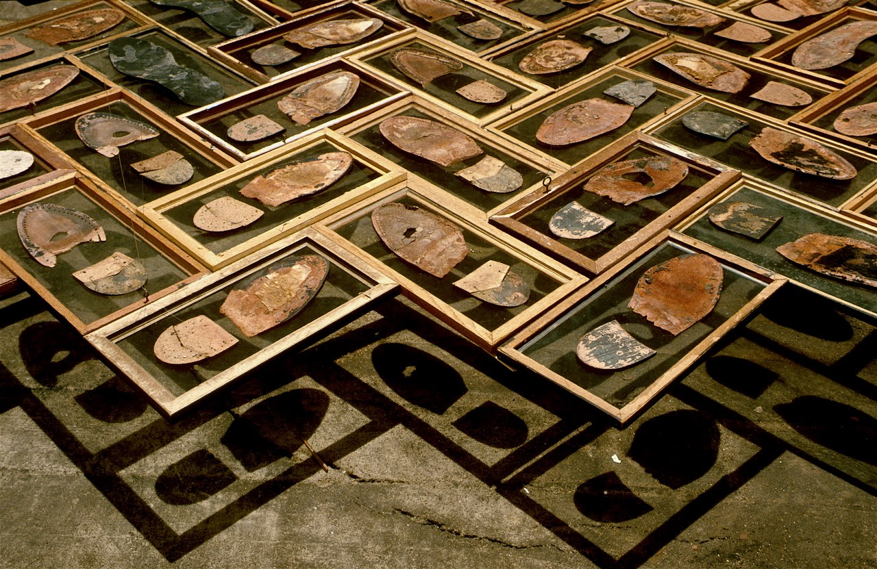 roller skates, shoes, assemblage